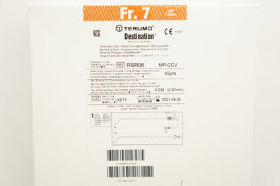 Terumo RSR06 Destination Renal Guiding Sheath 7Fr  45cm (x)